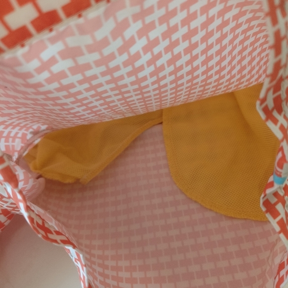 Tommy Bahama Relax orange/white men's swim shorts with safety briefs size M pool - Picture 11 of 11